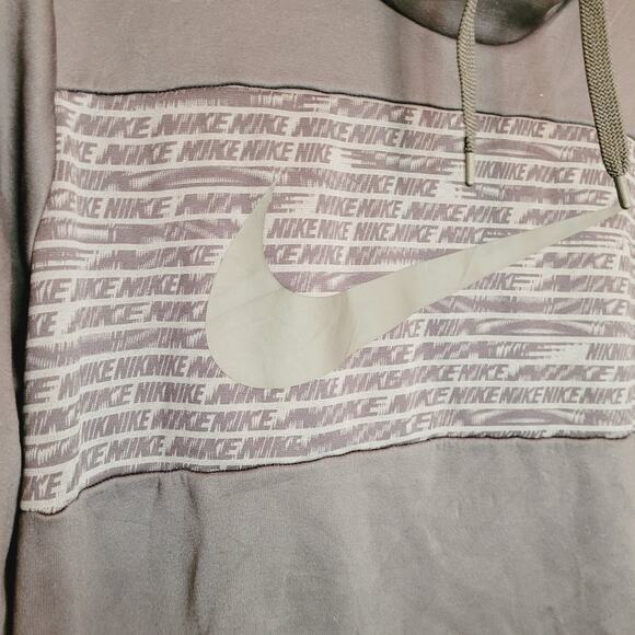 Nike black Therma Dri Fit digital graphic pull over hoodie XXL Active Comfy - Picture 4 of 5